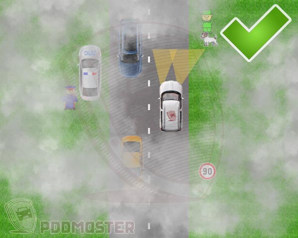 Автомобиль в тумане