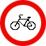 Знак 3.9 Движение на велосипедах запрещено
