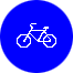 Знак 4.4.1 Велосипедная дорожка или полоса для велосипедистов
