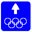 Знак 6(ои) Полоса для транспортных средств Олимпийских и Паралимпийских игр