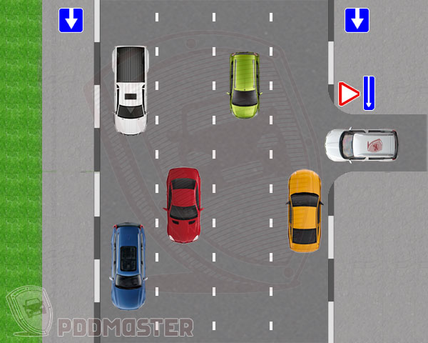 ДТП при повороте на дорогу с односторонним движением