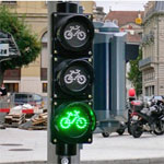 Светофор для велосипедистов и СИМ