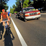 Лишение водительских прав за обгон велосипедиста или водителя мопеда.