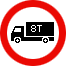 Знак 3.4 Движение грузовых автомобилей запрещено
