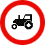 Знак 3.6 Движение тракторов запрещено