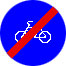 Знак 4.4.2 Конец велосипедной дорожки