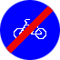 Знак 4.4.2 Конец велосипедной дорожки