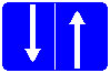 Двухполосное движение также соответствует ширине полосы движения по ГОСТу