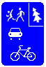 Знак 5.39 Велосипедная зона